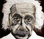 "Einstein", 2006<br />-24" x 36"<br />-Intaglio (4 plates)<br />-Printed on a American French Tool (30" x 52")<br />-Lasansky Studios in Iowa City, IA